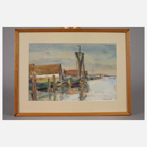 Prof. Herbert Tucholski, Boote am Steg