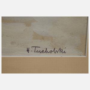 Prof. Herbert Tucholski, Boote am Steg