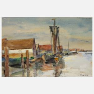 Prof. Herbert Tucholski, Boote am Steg