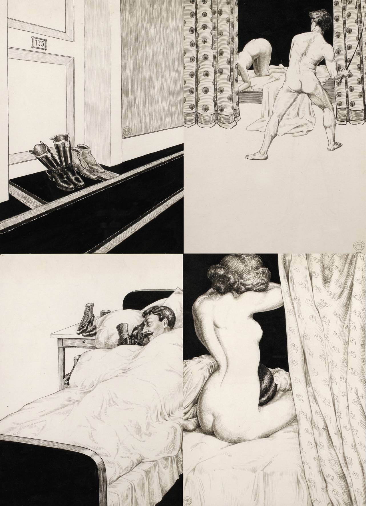 Vier erotische Szenen