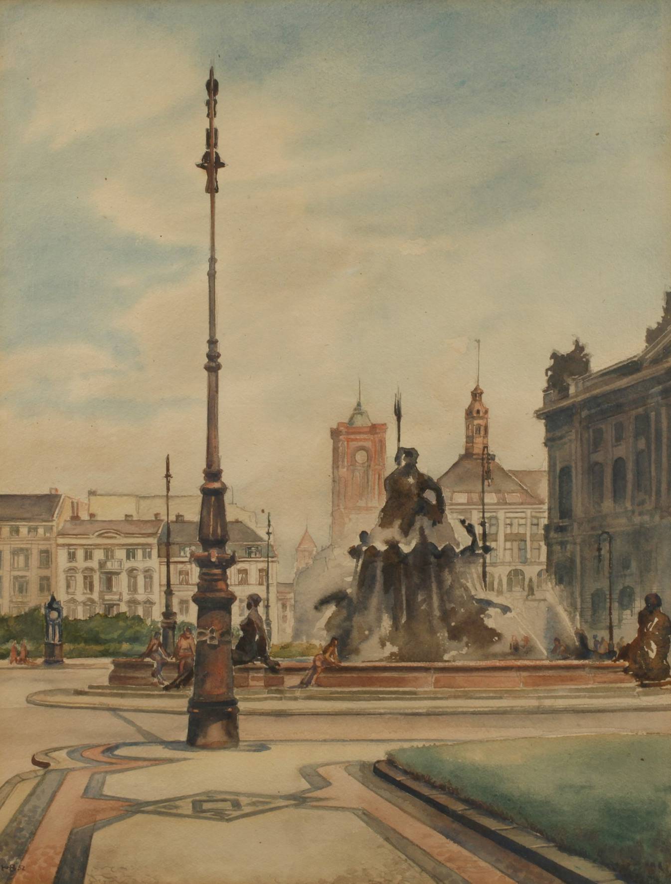 Der Neptunbrunnen in Berlin