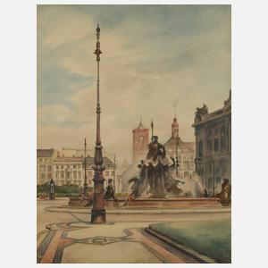 Der Neptunbrunnen in Berlin