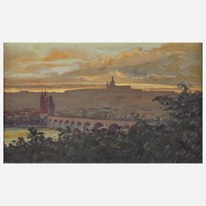 Dämmerung über Prag