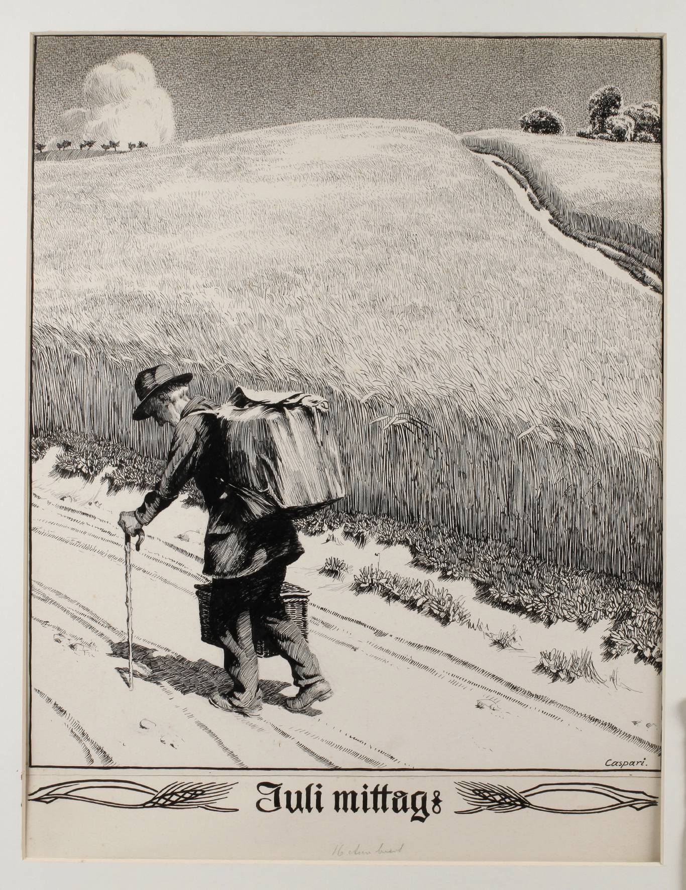 Prof. Walther Caspari, ”Julimittag”