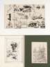 Konvolut Illustrationszeichnungen