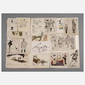 Arthur Treichler, Sammlung Karikaturen