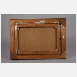 Richard Blumenau, Mädchen vor alpiner Landschaft