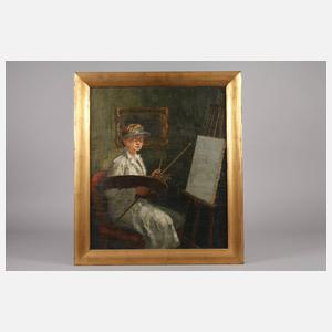 Hildegard Marion Böhme, Selbstbildnis im Atelier