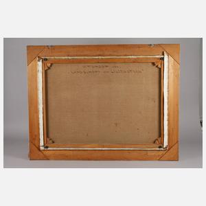 Hermann Theodor Droop, ”Landschaft mit Lilienstein”