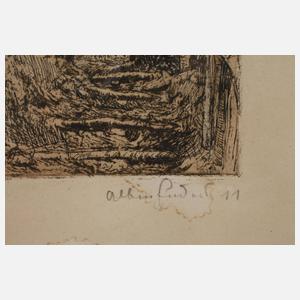 Albin Enders, altes Umgebindehaus