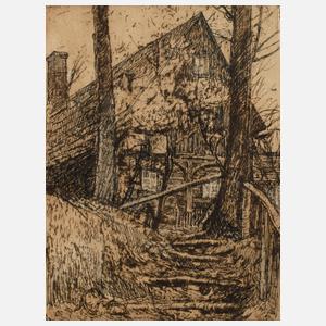 Albin Enders, altes Umgebindehaus