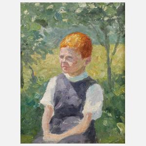 Richard Grimm-Sachsenberg, Mädchen im Garten