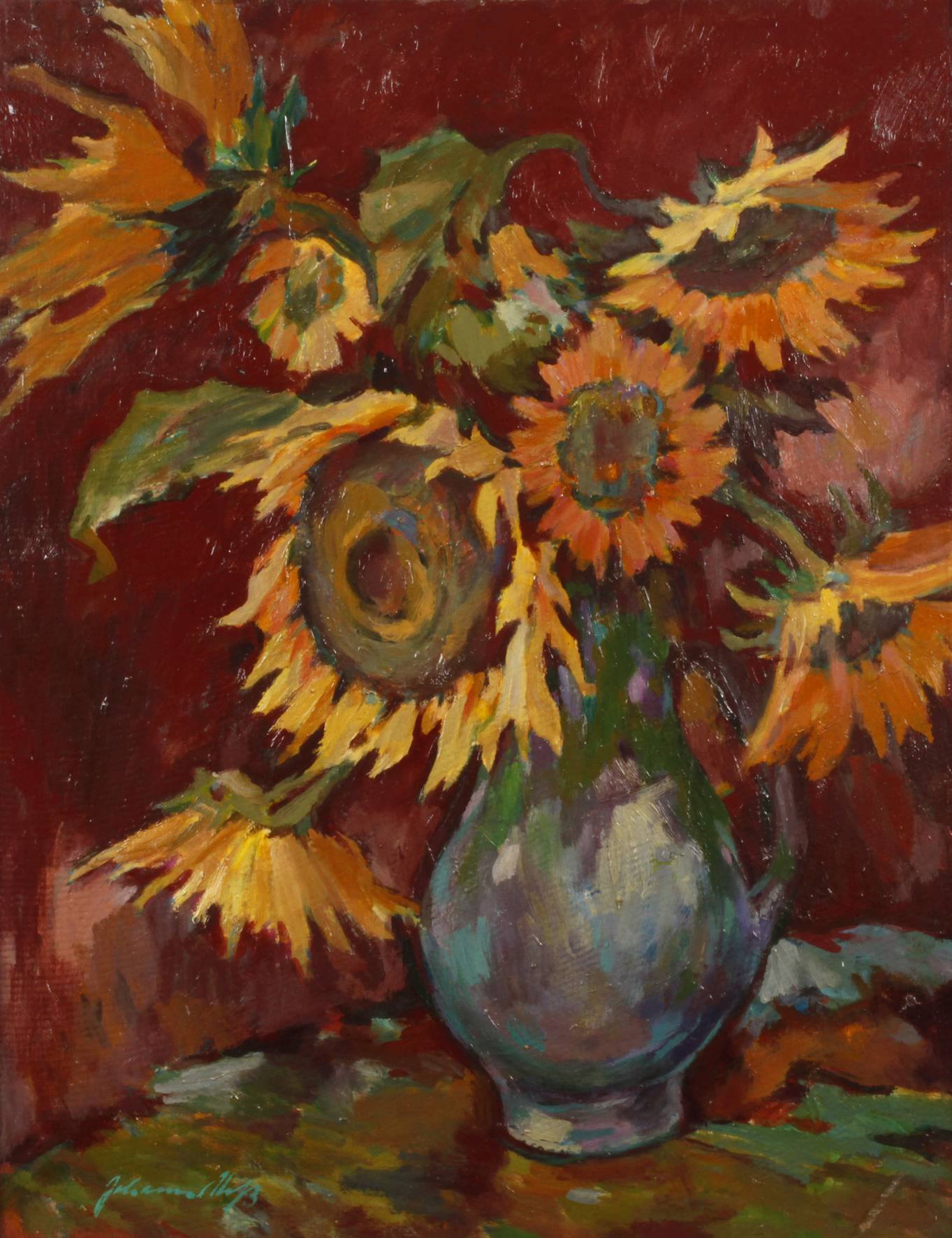 Johannes Hess, ”Sonnenblumen”