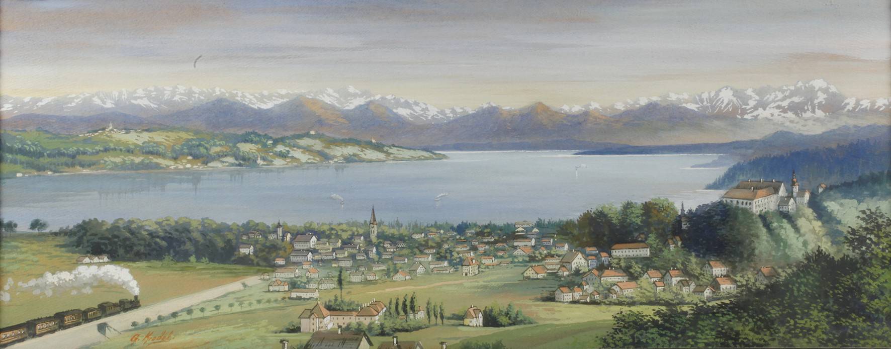Georg Krodel, Ansicht vom Bodensee
