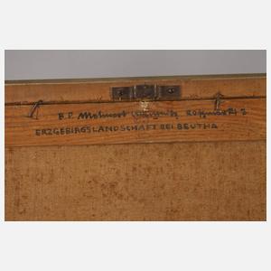 Bernhard Paul Mehnert, ”Erzgebirgslandschaft ...”