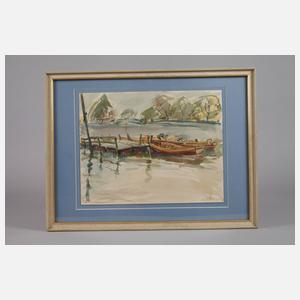 Karl Richter, Boote am Steg