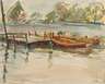 Karl Richter, Boote am Steg