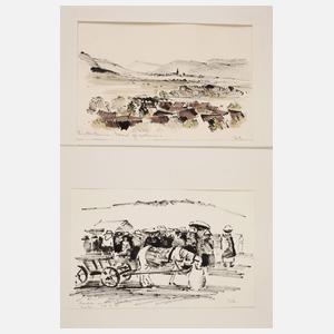 Elisabeth Schettler, Paar Zeichnungen