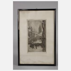 E. Paul Schneider, Die Bahnhofstraße in Plauen