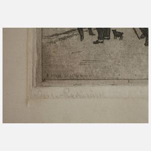 E. Paul Schneider, Die Bahnhofstraße in Plauen