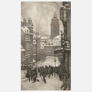 E. Paul Schneider, Die Bahnhofstraße in Plauen