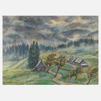 Albert Schwarz, ”Gebirge im Nebel – Mühlleiten”111