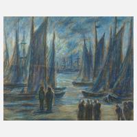 Albert Schwarz, Abends im Hafen111
