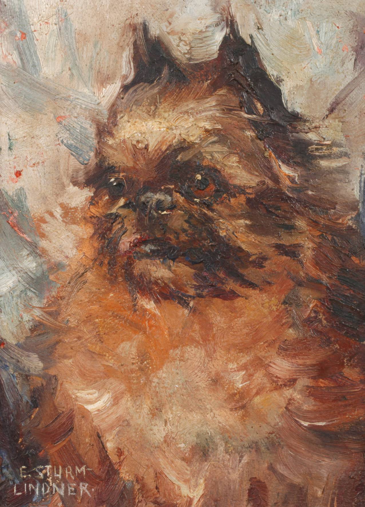 Elsa Sturm-Lindner, Hundeportrait