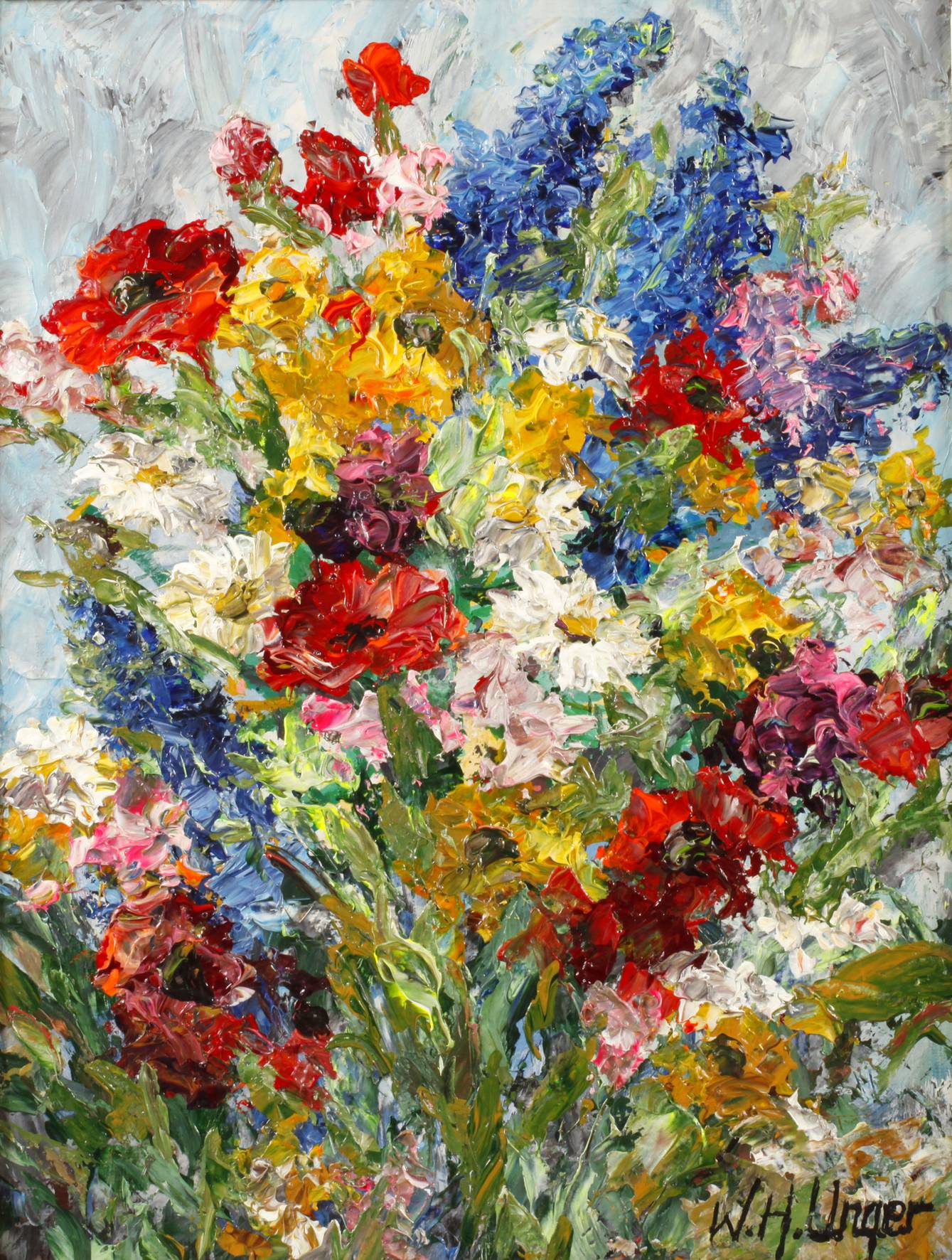 Wolfgang Heinz Unger, ”bunte Gartenecke”