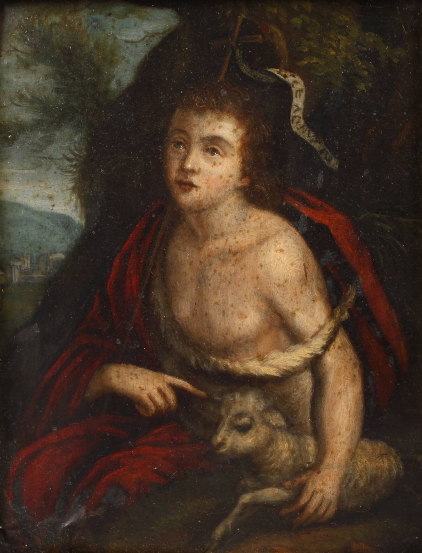 Johannes der Täufer als Pilger