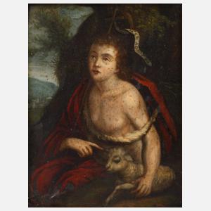 Johannes der Täufer als Pilger