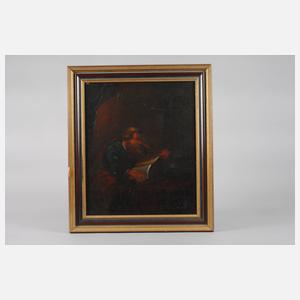 Lesender im Interieur, 18. Jh.