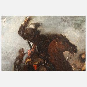 Barocke Schlachtenszene