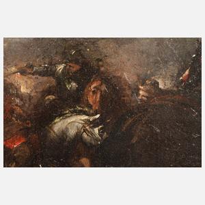 Barocke Schlachtenszene