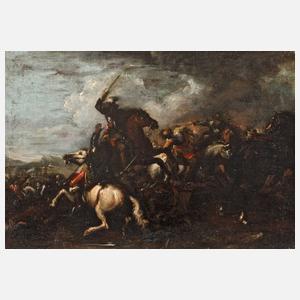 Barocke Schlachtenszene