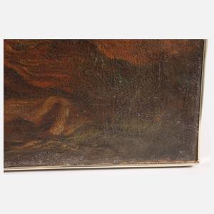 Barocker sich reckender Männerakt