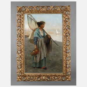 Amodio,Fischerin am Golf von Neapel