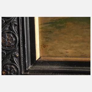 Carl Bolze, Abend in den Alpen