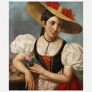 Damenportrait Caroline Desaint 1830