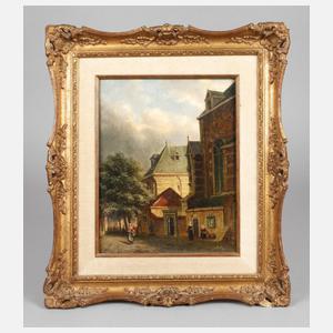 A. Evers, Sommerliche Straßenszene