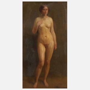 Simon Glücklich, Stehender Damenakt