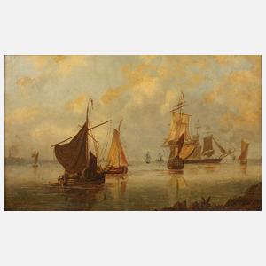 Abraham Hulk I, Segelschiffe auf stiller See