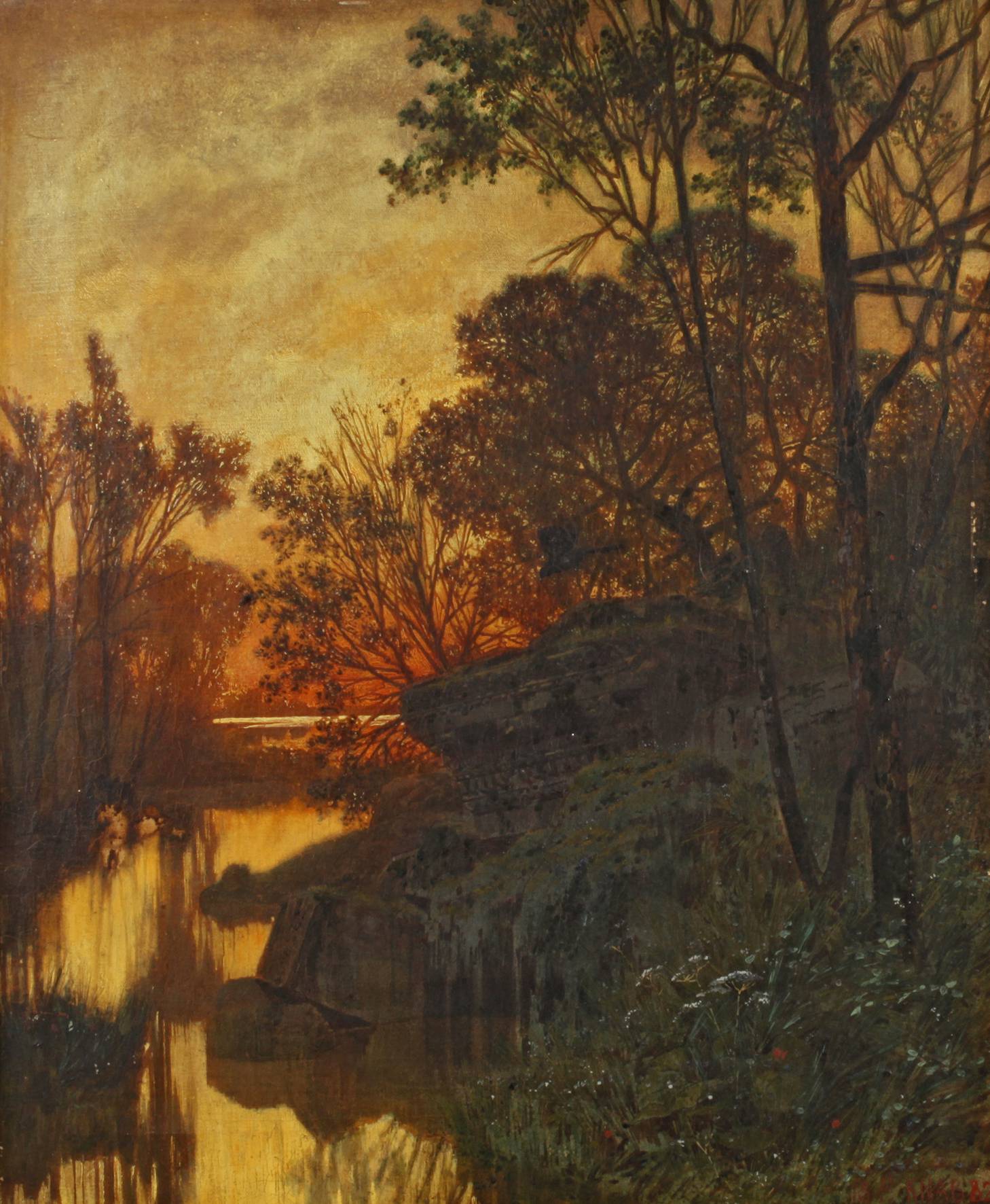 Ferdinand Knab, Sommerabend am See