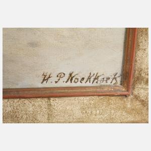 Hendrik Pieter Koekkoek, Hirschwild im Winter