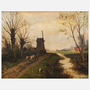 Marinus A. Koekkoek II., Holländische Landschaft