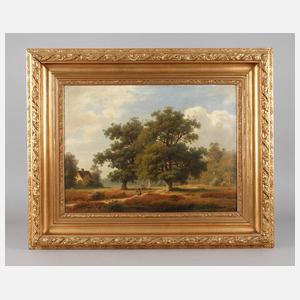 Gustav Lange, Bäuerin in Heidelandschaft