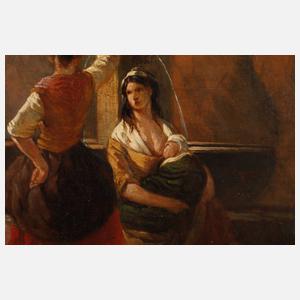 Jozef Jodocus Moerenhout, Die Rast am Brunnen