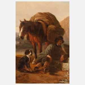 Jozef Jodocus Moerenhout, Die Rast am Brunnen