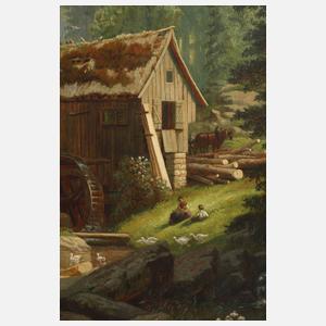 August Oeser, Mühle im Tal