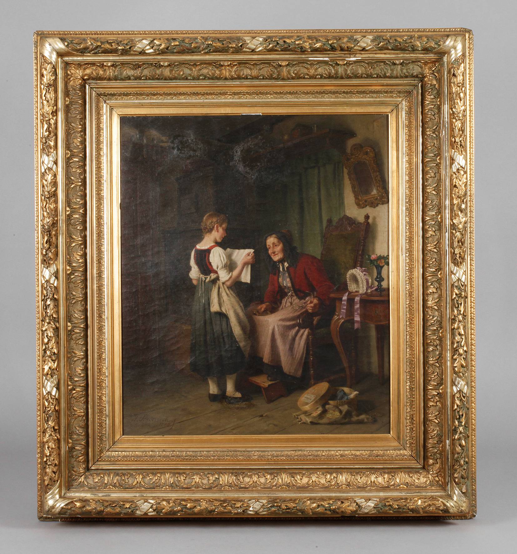 Hermann Sondermann, Häusliche Szene